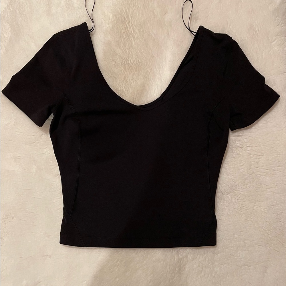 lululemon align t shirt, size 4 , black